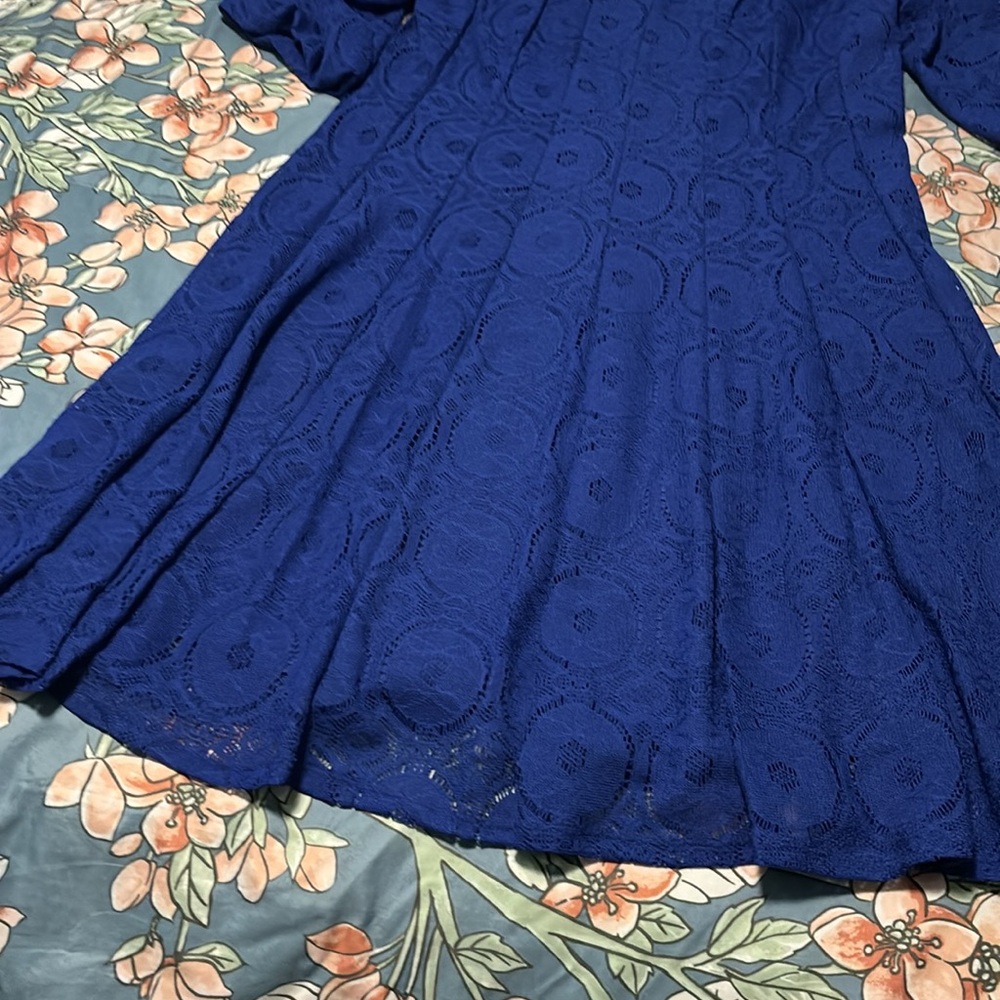 NEW Rabbit Rabbit Rabbit Blue 💙💙Lace Dress - Picture 7 of 13